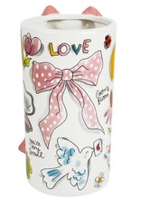 Blond Amsterdam Vaas met Strik Moederdag 2026 - Blond Amsterdam