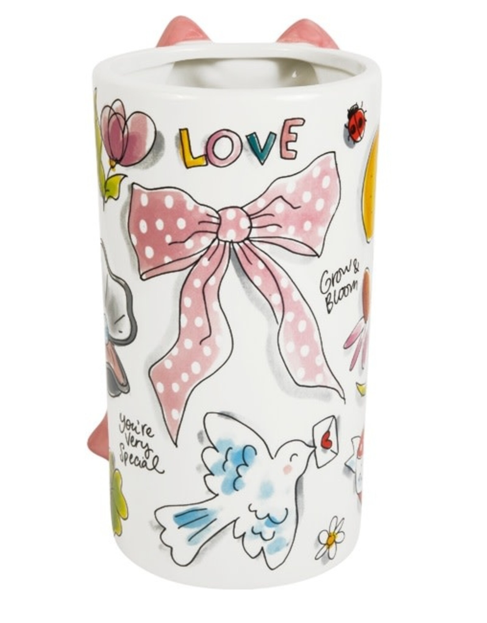 Blond Amsterdam Vaas met Strik Moederdag 2026 - Blond Amsterdam