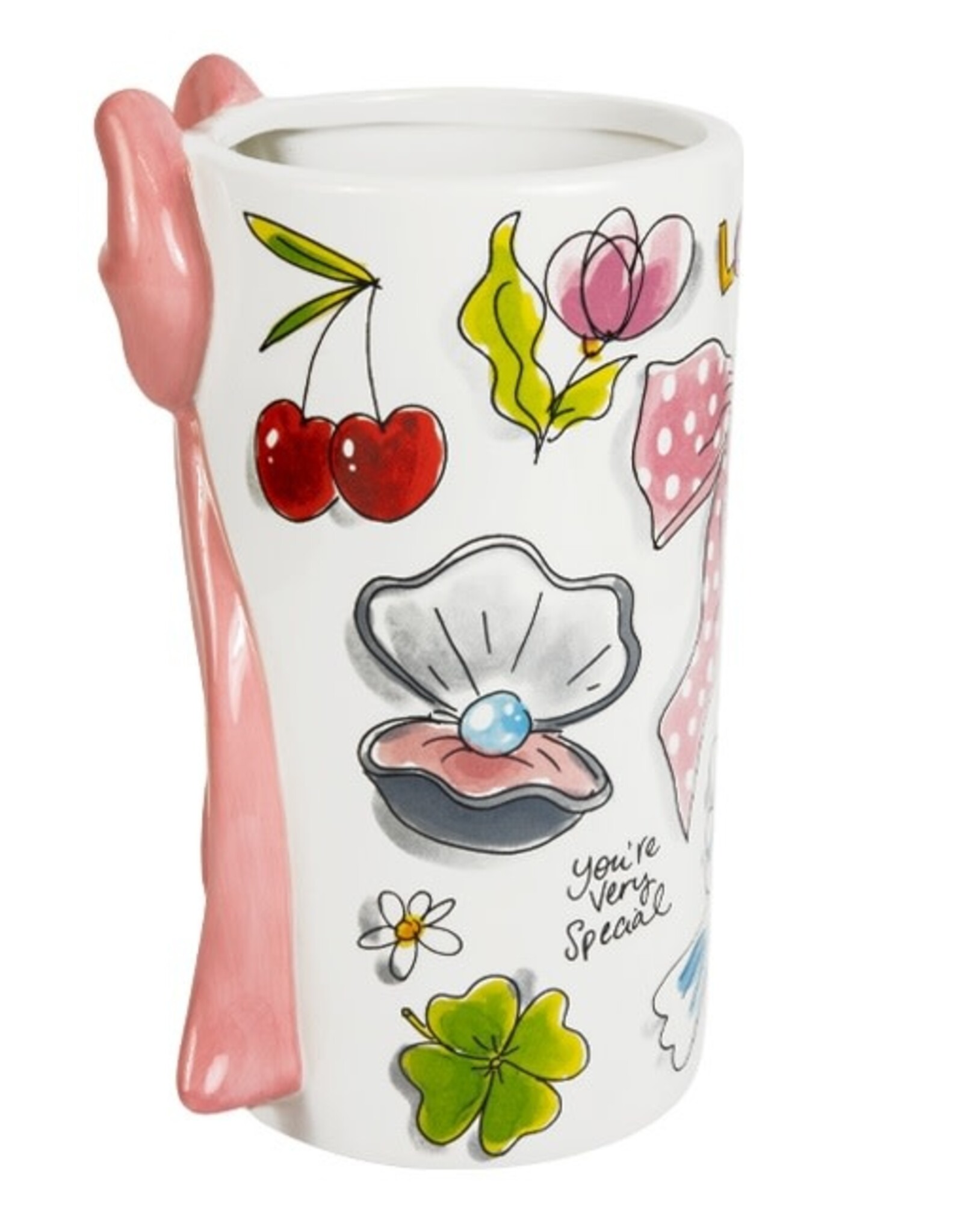 Blond Amsterdam Vaas met Strik Moederdag 2026 - Blond Amsterdam