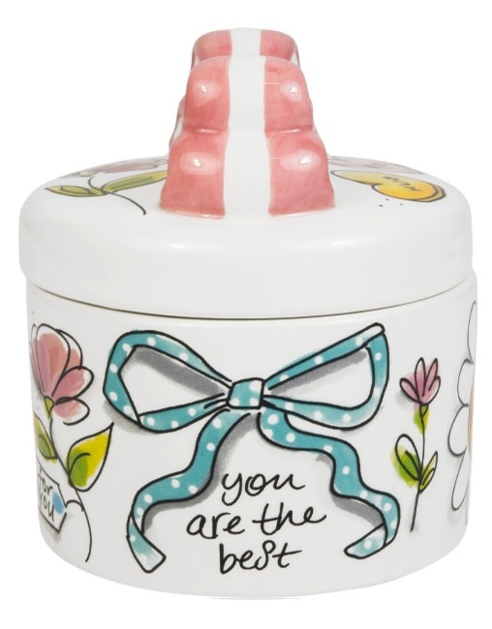 Blond Amsterdam Pot met Strik Moederdag 2026 - Blond Amsterdam