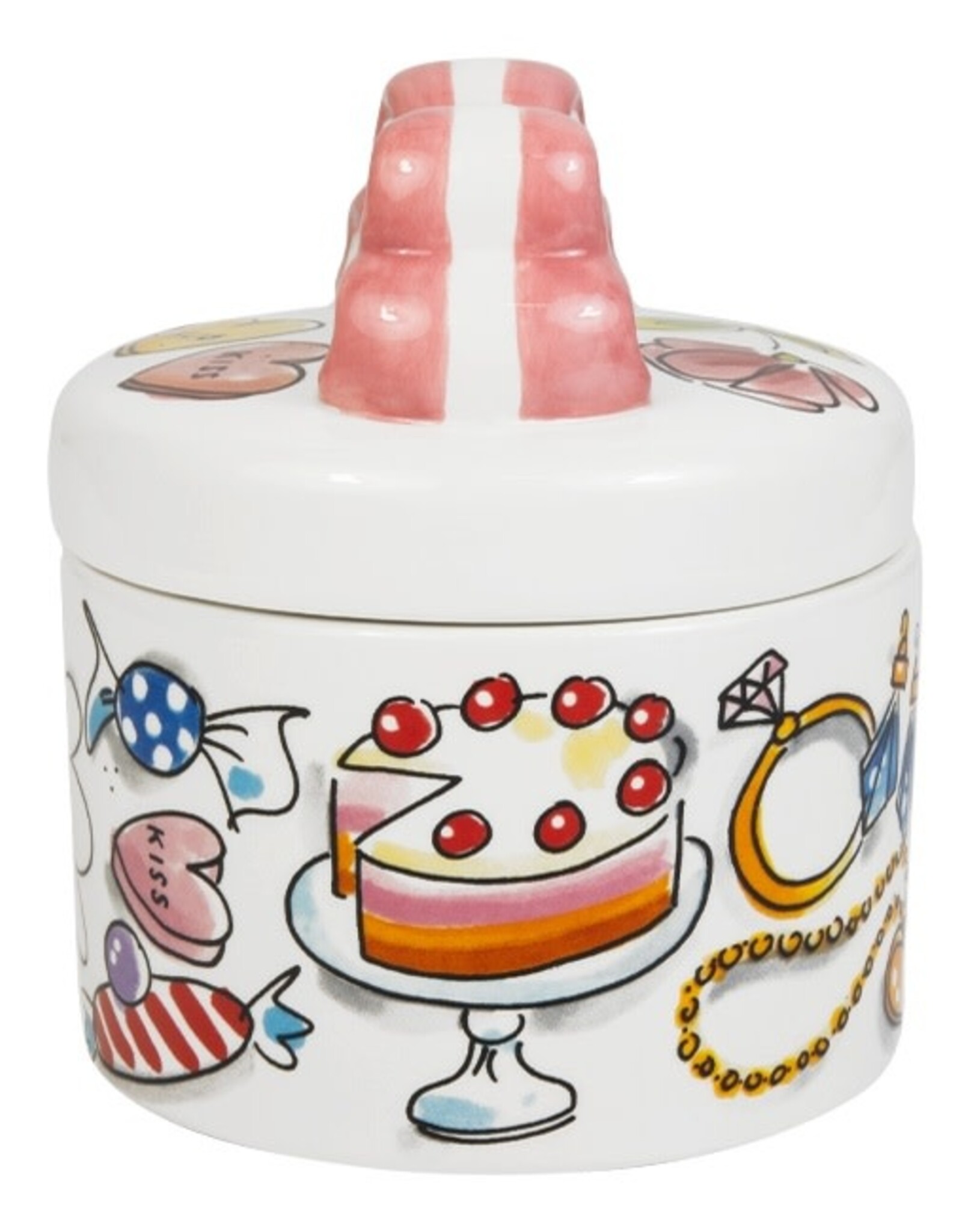 Blond Amsterdam Pot met Strik Moederdag 2026 - Blond Amsterdam