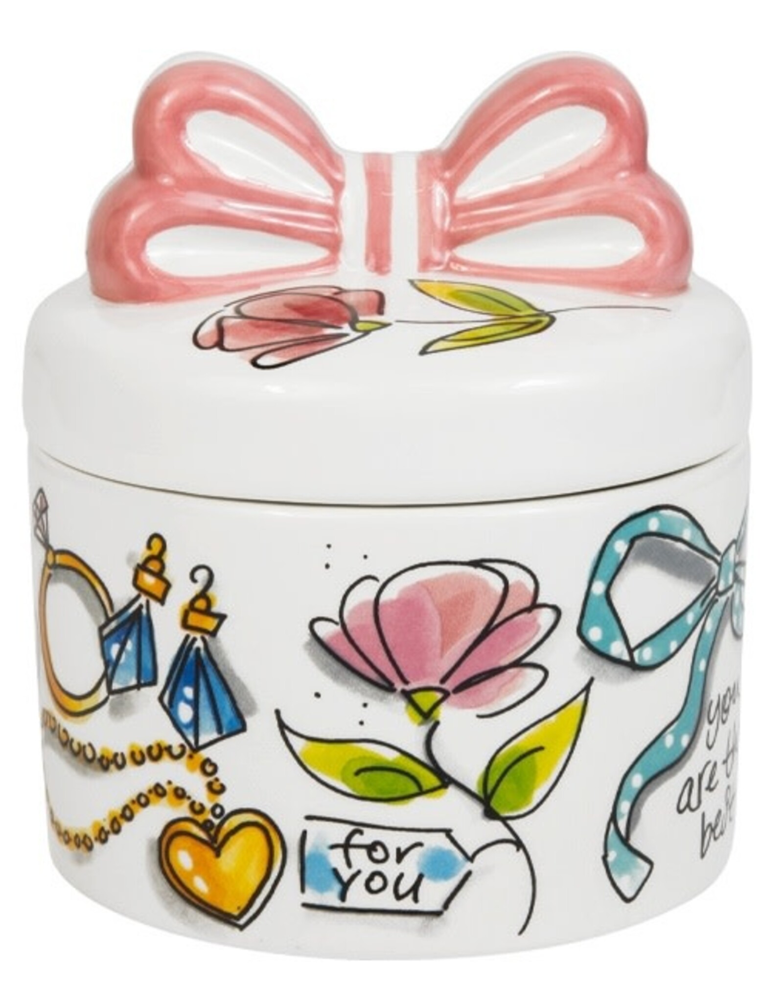 Blond Amsterdam Pot met Strik Moederdag 2026 - Blond Amsterdam