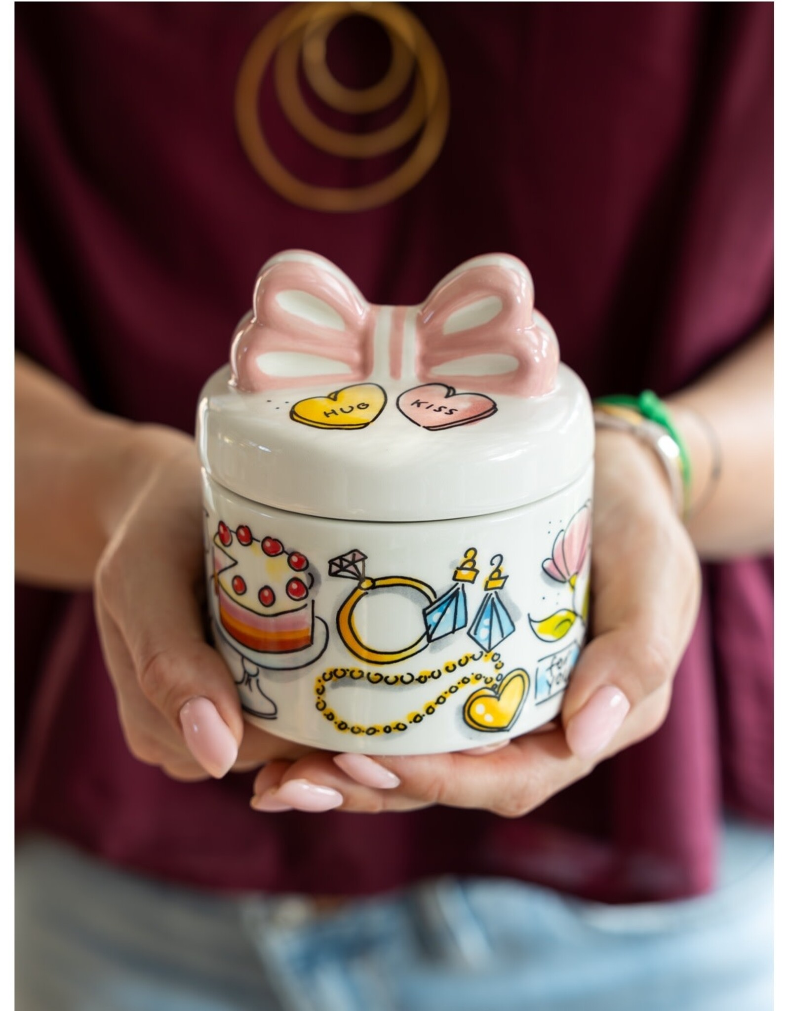 Blond Amsterdam Pot met Strik Moederdag 2026 - Blond Amsterdam