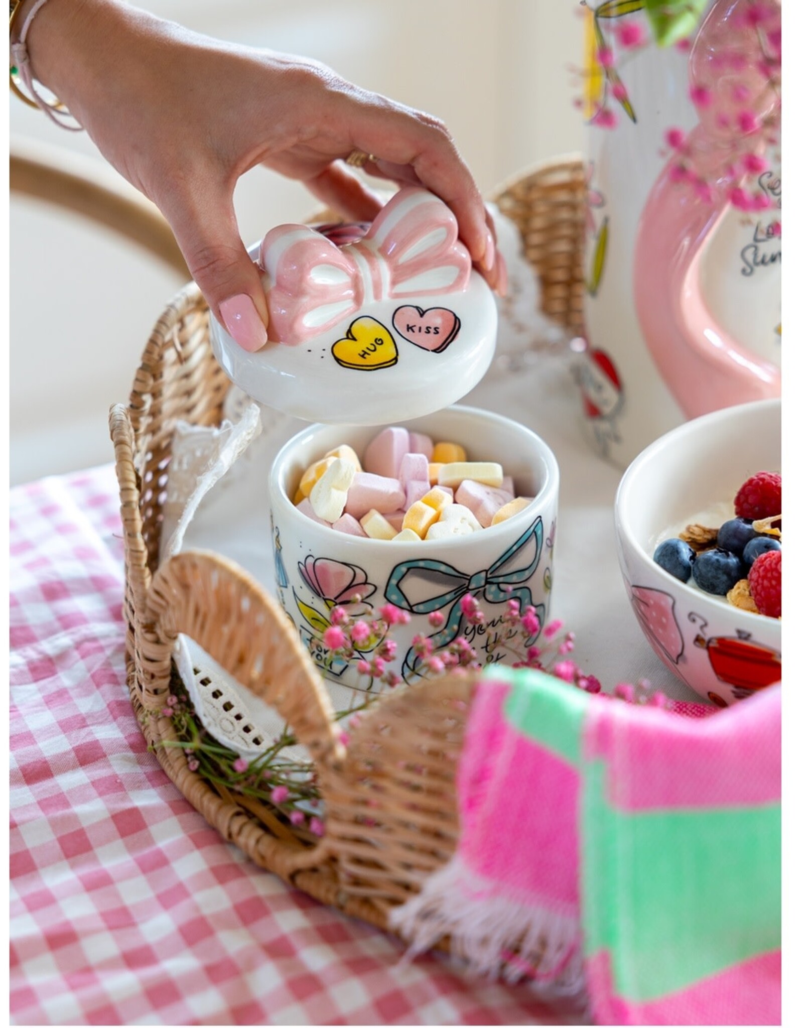 Blond Amsterdam Pot met Strik Moederdag 2026 - Blond Amsterdam