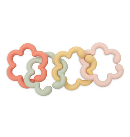 Jollein Speelgoed Ringen Siliconen Flowers - Jollein