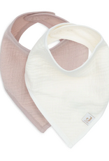 Jollein Slab Bandana Hydrofiel Wild Rose/Oatmeal (2pack) - Jollein