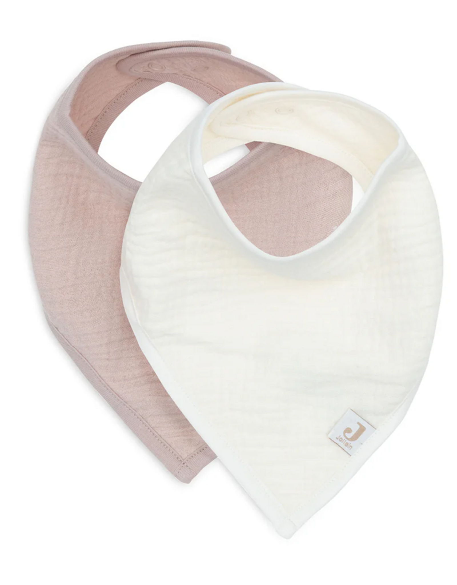 Jollein Slab Bandana Hydrofiel Wild Rose/Oatmeal (2pack) - Jollein