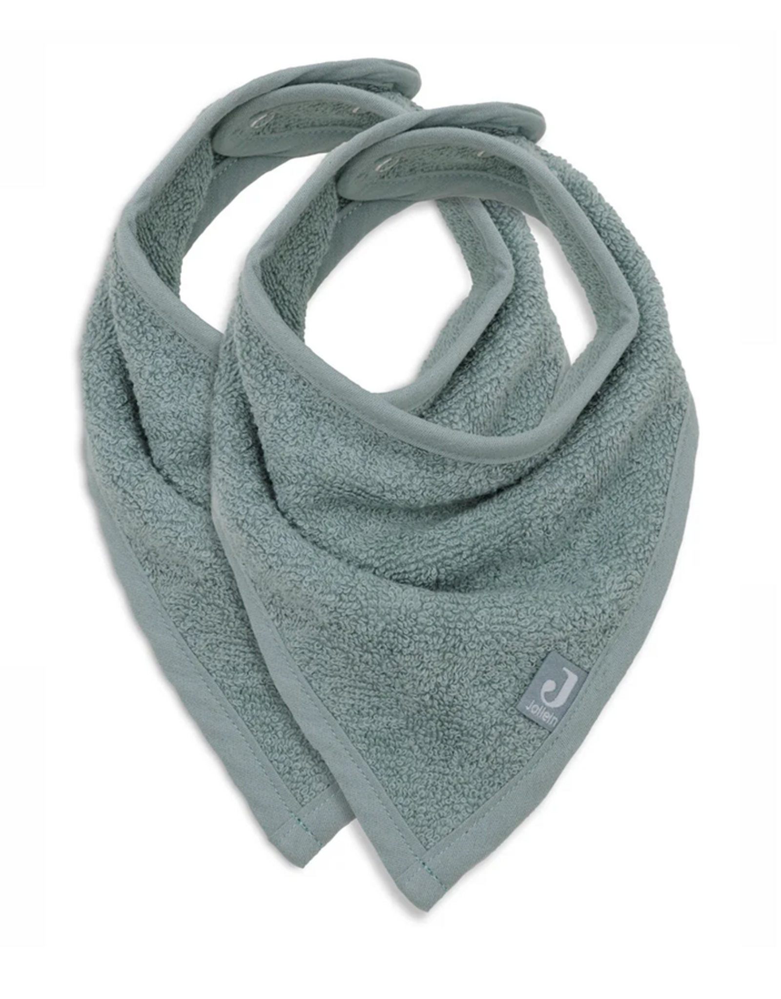 Jollein Slab Bandana Badstof Sea Green (2pack) - Jollein