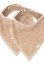 Jollein Slab Bandana Badstof Bisquit (2pack) - Jollein