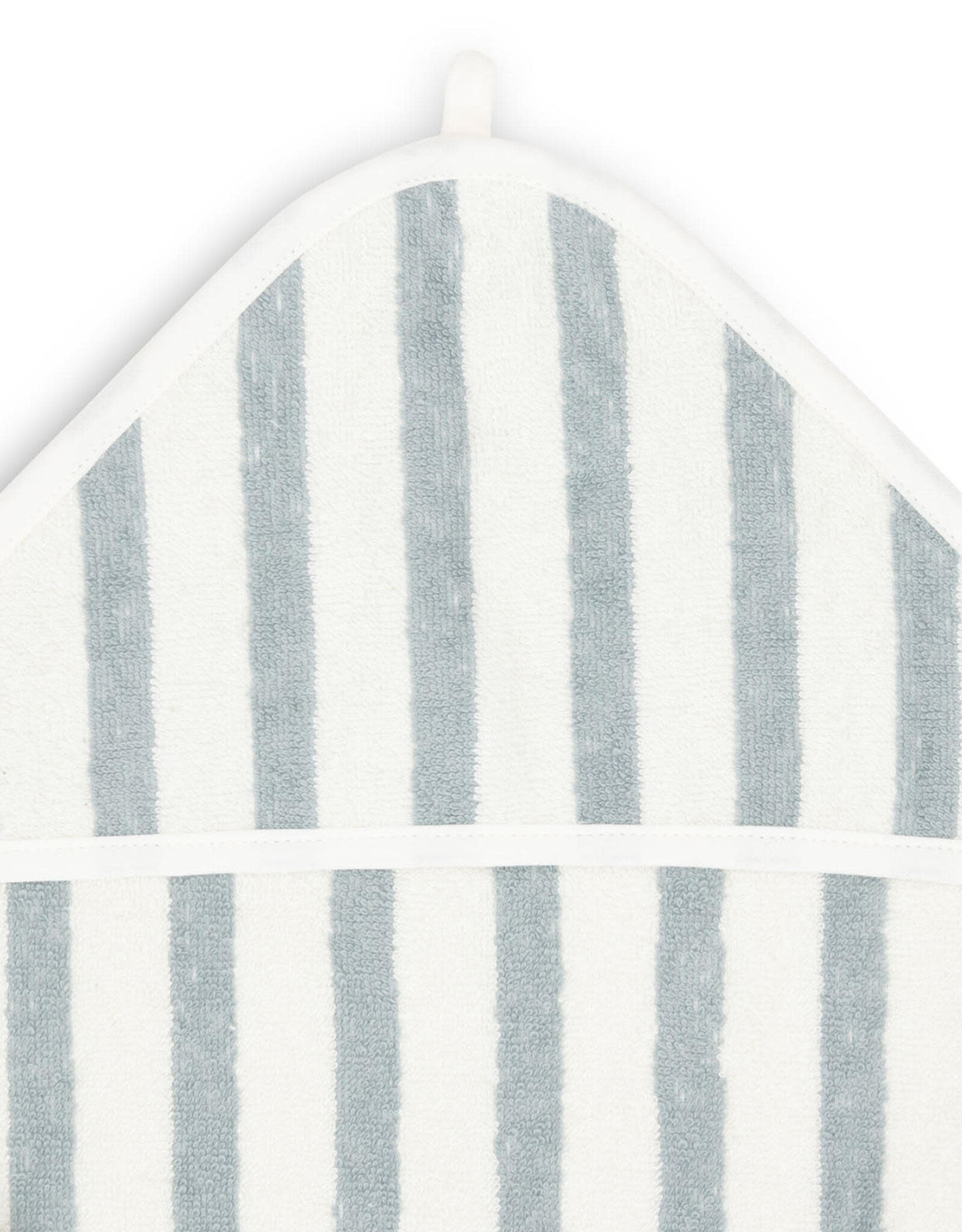 Jollein Badcape 75x75cm Stripe Terry Sea Green GOTS - Jollein