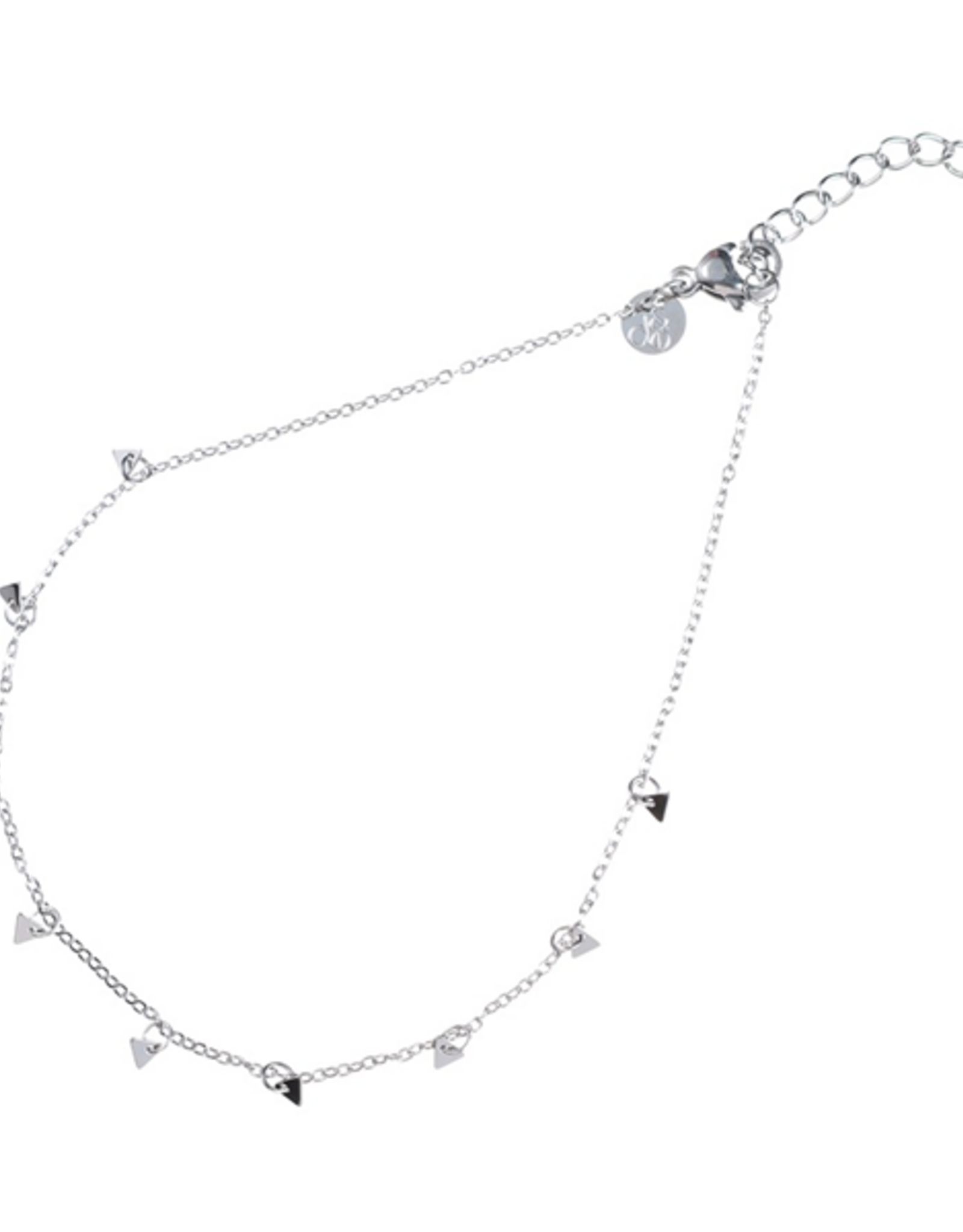 Day & Eve by Go Dutch Label Enkelbandje (A5341-1) zilver - Day & Eve by Go Dutch Label