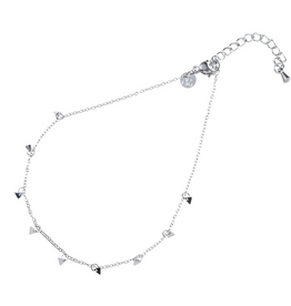 Day & Eve by Go Dutch Label Enkelbandje (A5341-1) zilver - Day & Eve by Go Dutch Label