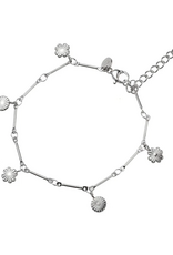 Day & Eve by Go Dutch Label Enkelbandje (A5340-1) zilver - Day & Eve by Go Dutch Label