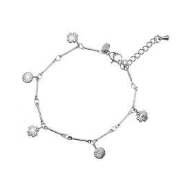 Day & Eve by Go Dutch Label Enkelbandje (A5340-1) zilver - Day & Eve by Go Dutch Label