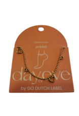 Day & Eve by Go Dutch Label Enkelbandje (A5342-2) 14K goud - Day & Eve by Go Dutch Label.