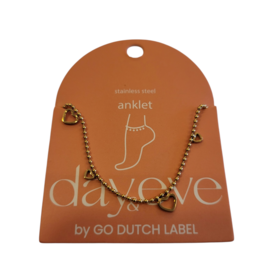 Day & Eve by Go Dutch Label Enkelbandje (A5342-2) 14K goud - Day & Eve by Go Dutch Label.