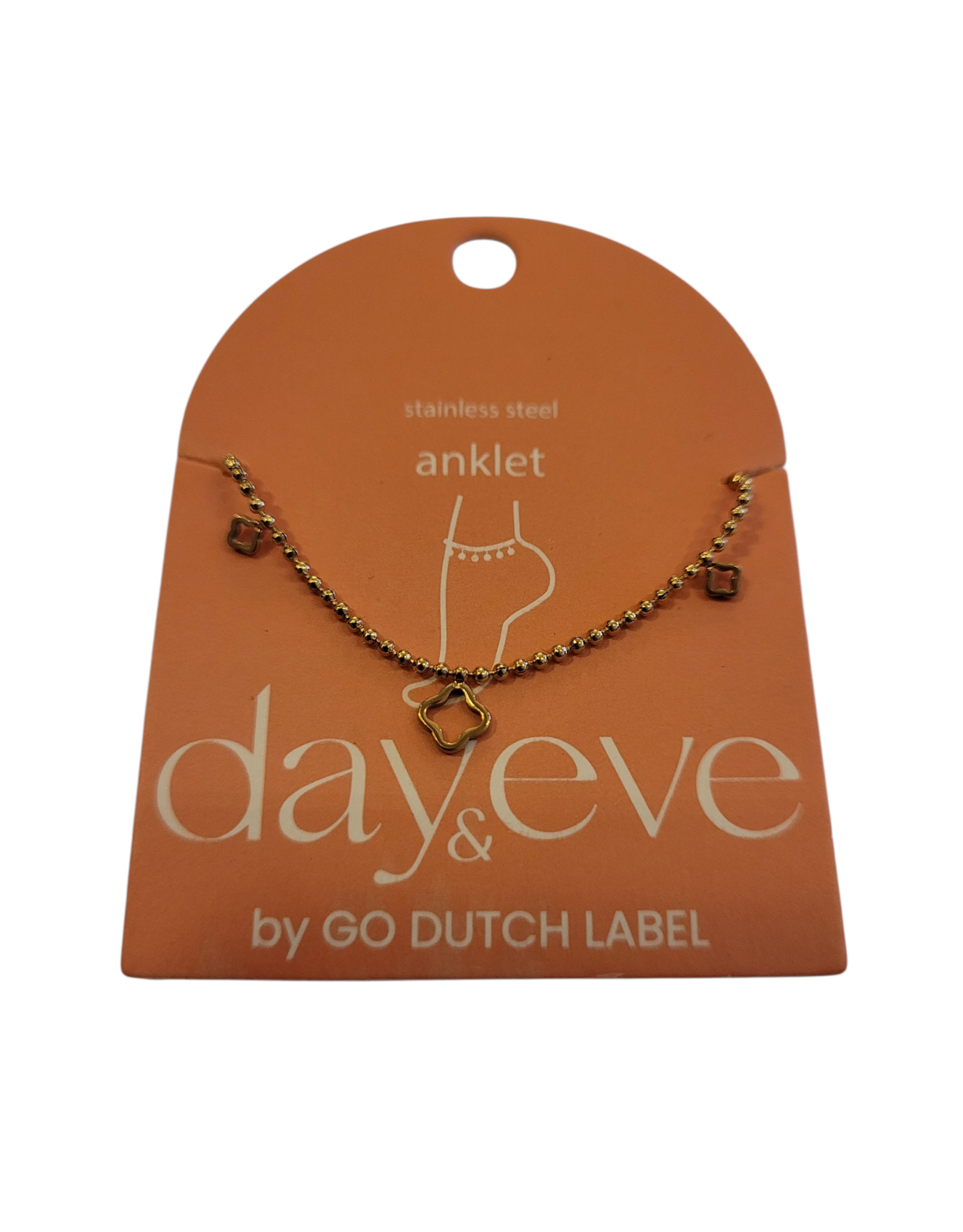 Day & Eve by Go Dutch Label Enkelbandje (A5343-2) 14K goud - Day & Eve by Go Dutch Label