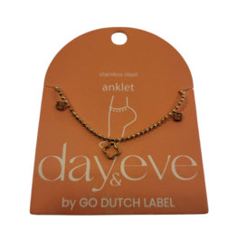 Day & Eve by Go Dutch Label Enkelbandje (A5343-2) 14K goud - Day & Eve by Go Dutch Label