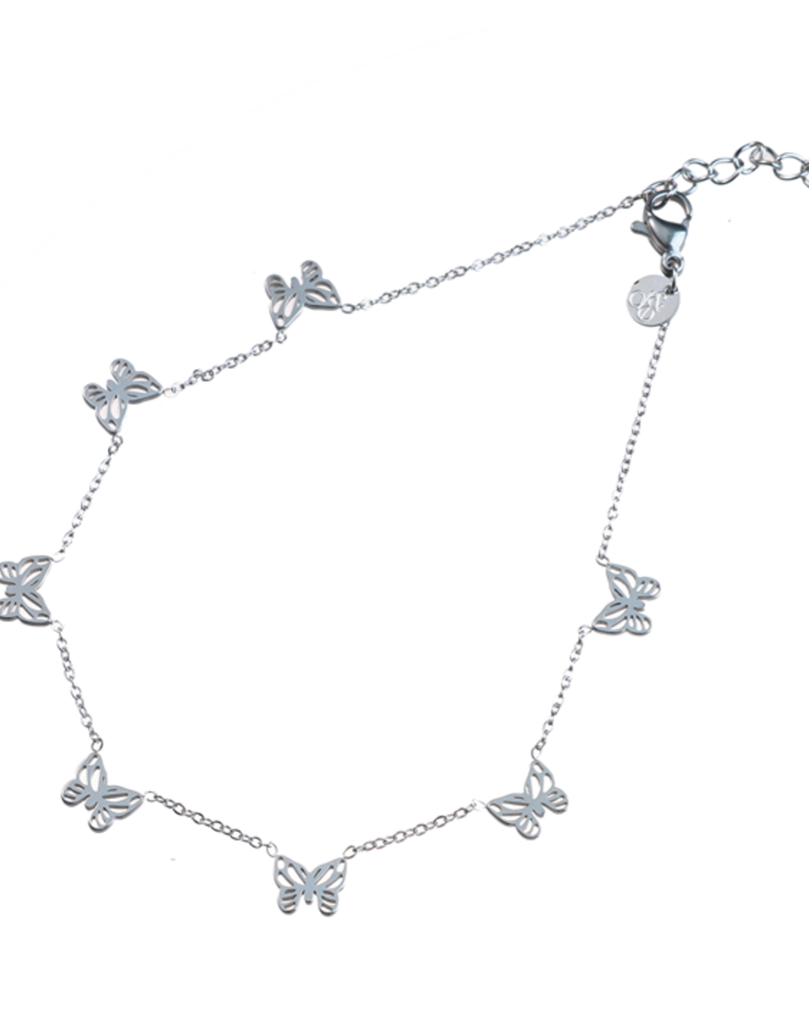 Day & Eve by Go Dutch Label Enkelbandje (A5346-1) zilver - Day & Eve by Go Dutch Label