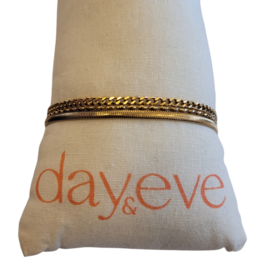 Day & Eve by Go Dutch Label Armband (B56062-2) 14K goud - Day & Eve by Go Dutch Label