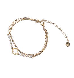 Day & Eve by Go Dutch Label Armband (B5270-1) 14K goud - Day & Eve by Go Dutch Label