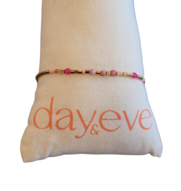 Day & Eve by Go Dutch Label Armband (B5289-1) 14K goud roze - Day & Eve by Go Dutch Label.