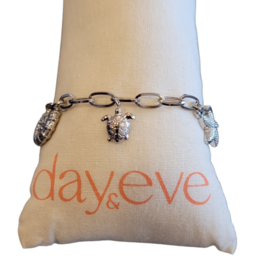Day & Eve by Go Dutch Label Armband (B5352-1) zilver - Day & Eve by Go Dutch Label