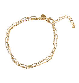 Day & Eve by Go Dutch Label Armband (B56027-2) 14K Goud - Day & Eve by Go Dutch Label