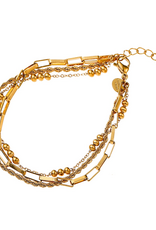 Day & Eve by Go Dutch Label Armband (B61304-2) 14K goud - Day & Eve by Go Dutch Label