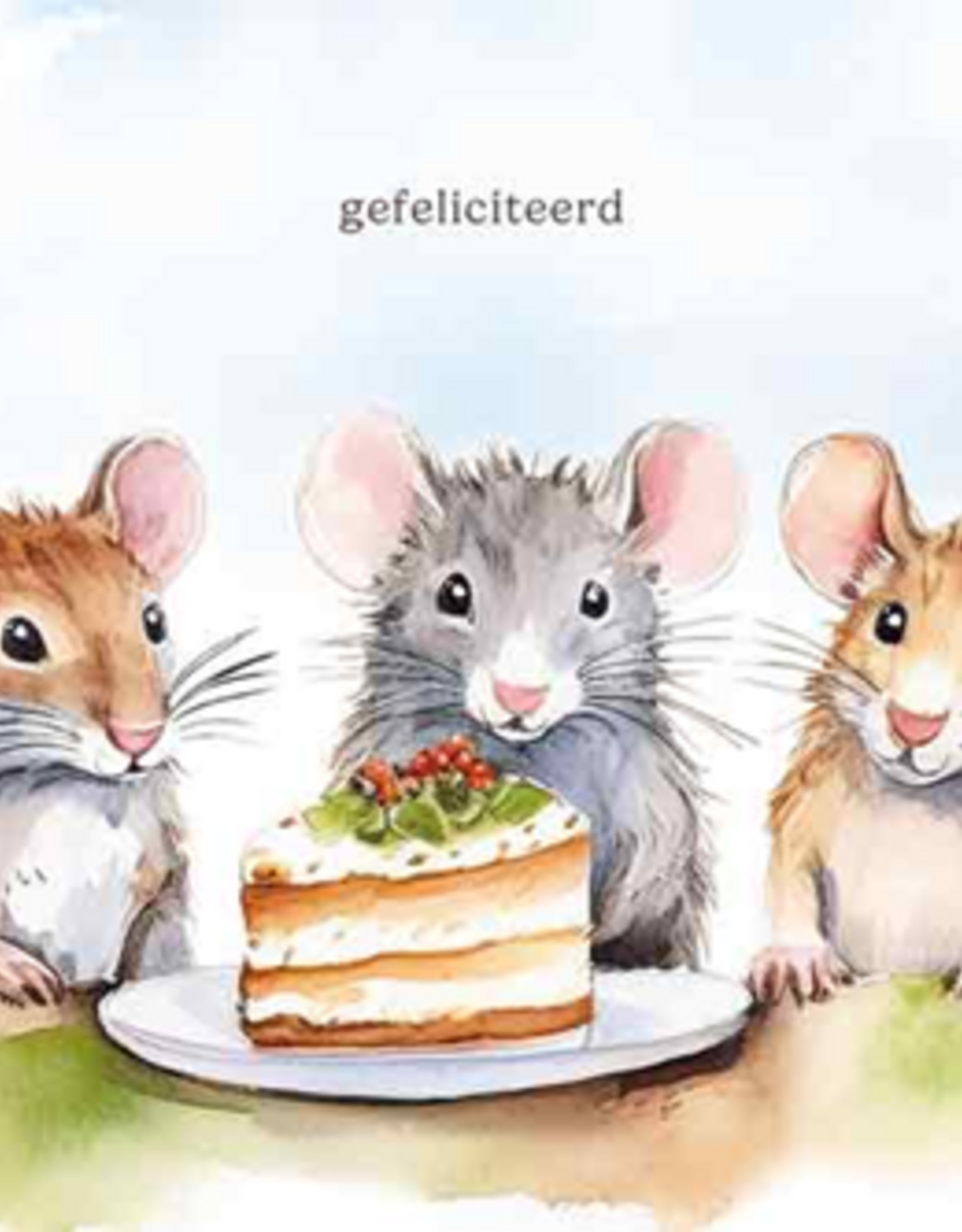 Gefeliciteerd - Wenskaart Mooz