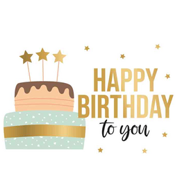 Happy Birthday to you - Wenskaart Daisy