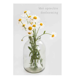 Met Oprechte Deelneming - Wenskaart Compassion