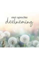 Met Oprechte Deelneming - Wenskaart Compassion