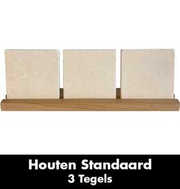 Houten Standaard 3 Tegels