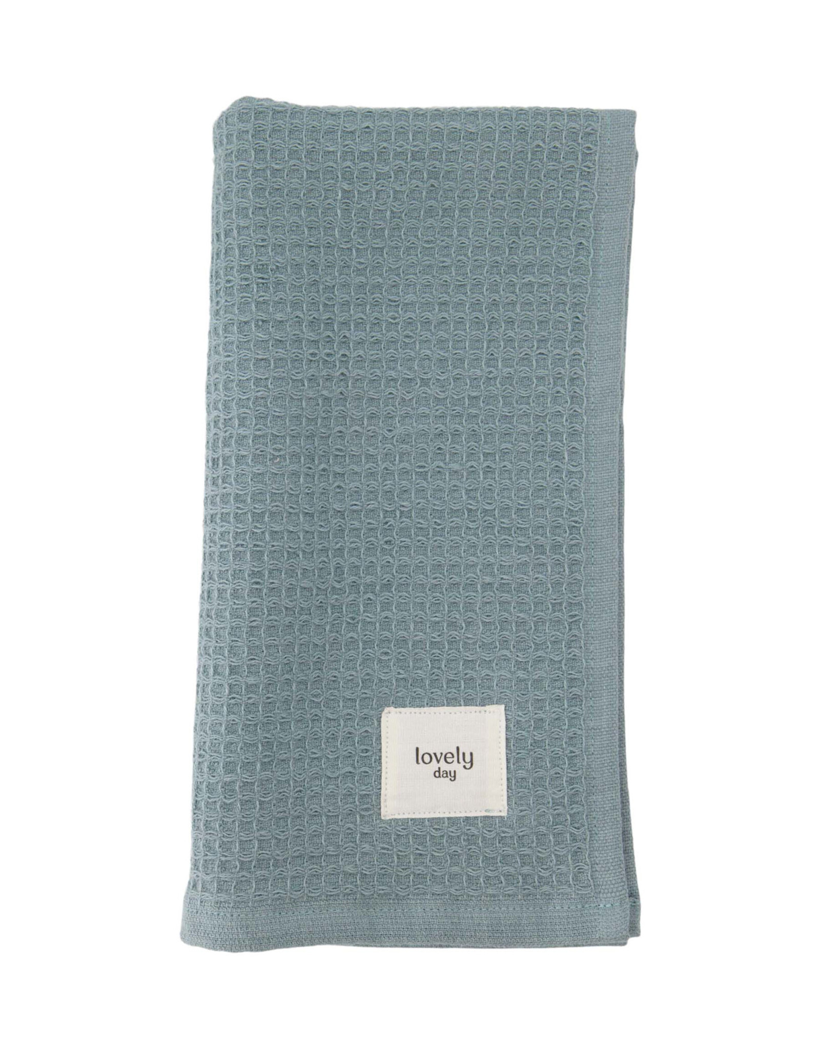 Zusss Gastendoekje Lovely day grijsblauw - Zusss