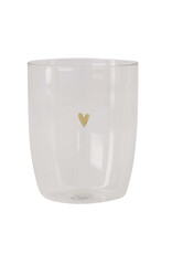 Zusss Drinkglas Hartje Transparant - Zusss