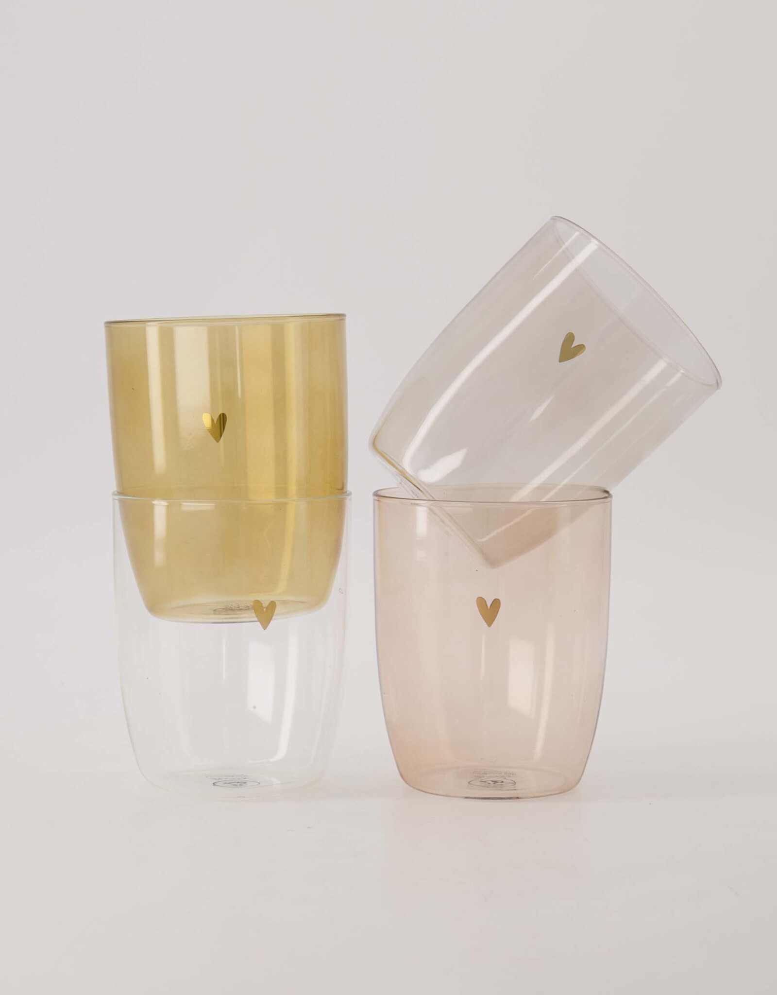 Zusss Drinkglas Hartje Transparant - Zusss