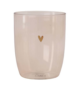 Zusss Drinkglas Hartje Roze - Zusss