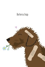 Beterschap! - Wenskaart Frits