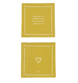 Zusss Servetten vierkant "Samen met jou" - Zusss