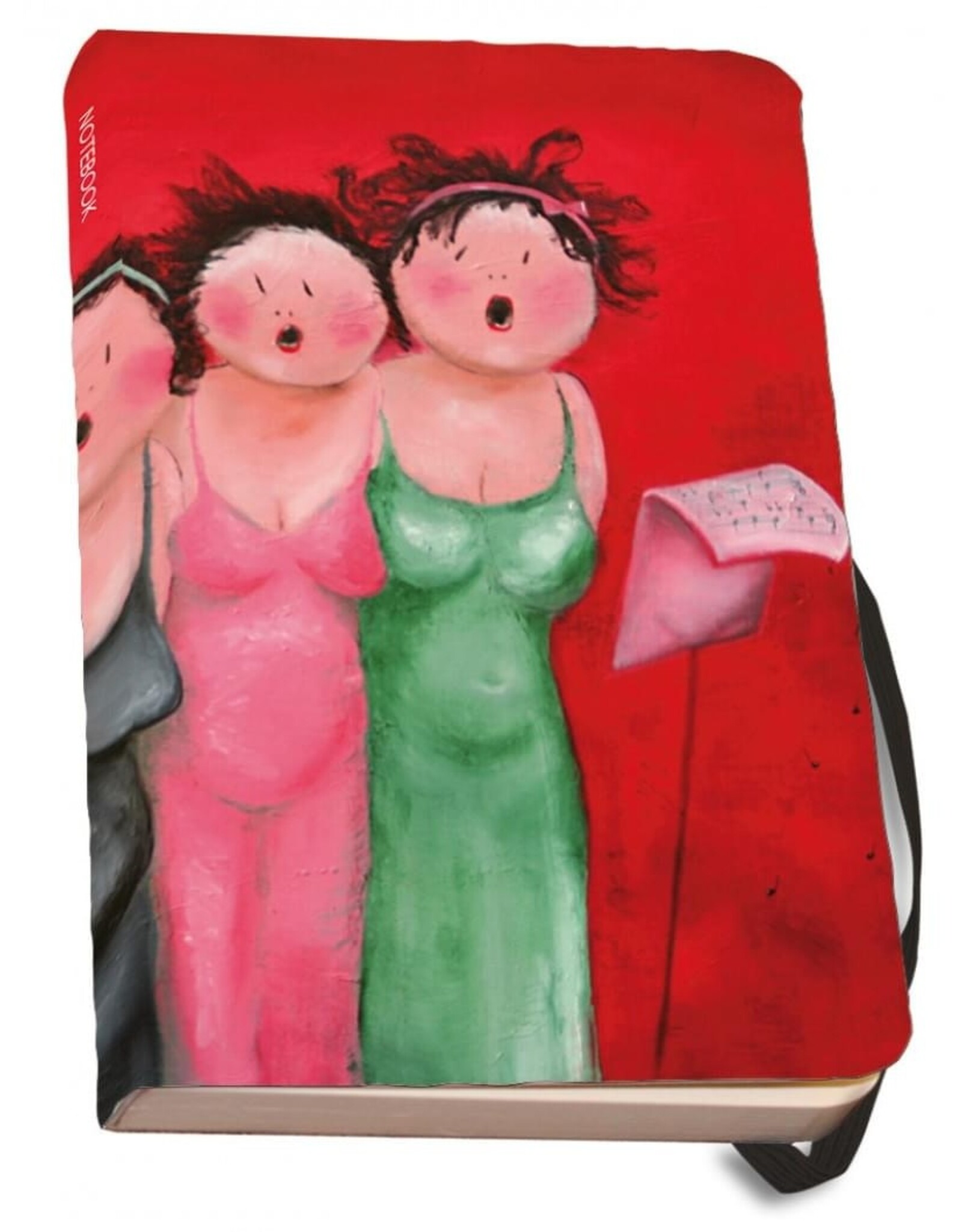 Notitieboek A6, zachte kaft: Uit volle borst, Judith Stam