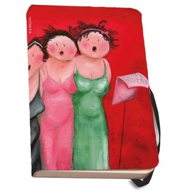 Notitieboek A6, zachte kaft: Uit volle borst, Judith Stam