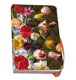 Notitieboek A6, zachte kaft: Bloemstilleven met Tulpenvaas, Roman Reisinger