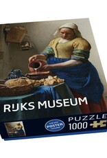 Puzzel (1.000 stukjes): Melkmeisje, Vermeer, Rijksmuseum