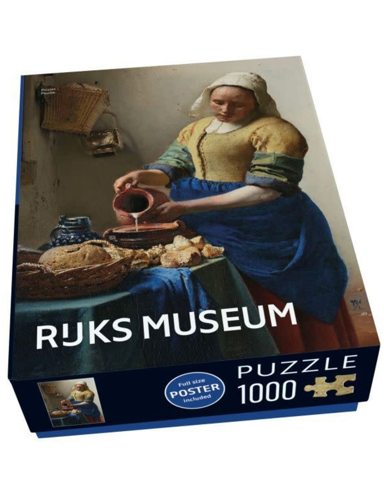 Puzzel (1.000 stukjes): Melkmeisje, Vermeer, Rijksmuseum