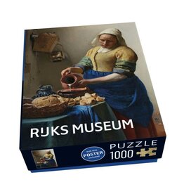 Puzzel (1.000 stukjes): Melkmeisje, Vermeer, Rijksmuseum
