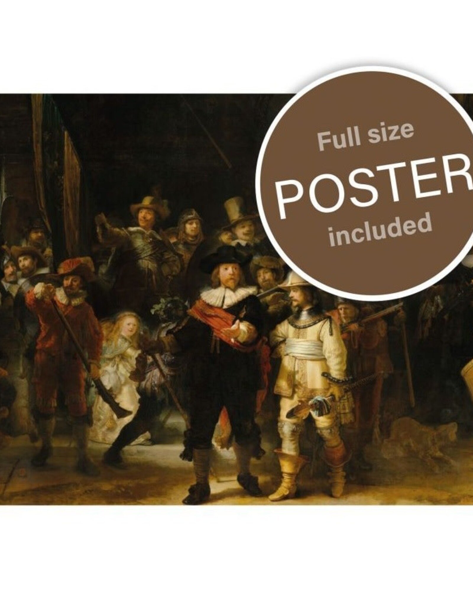 Puzzel (1.000 stukjes): Nachtwacht, Rijksmuseum