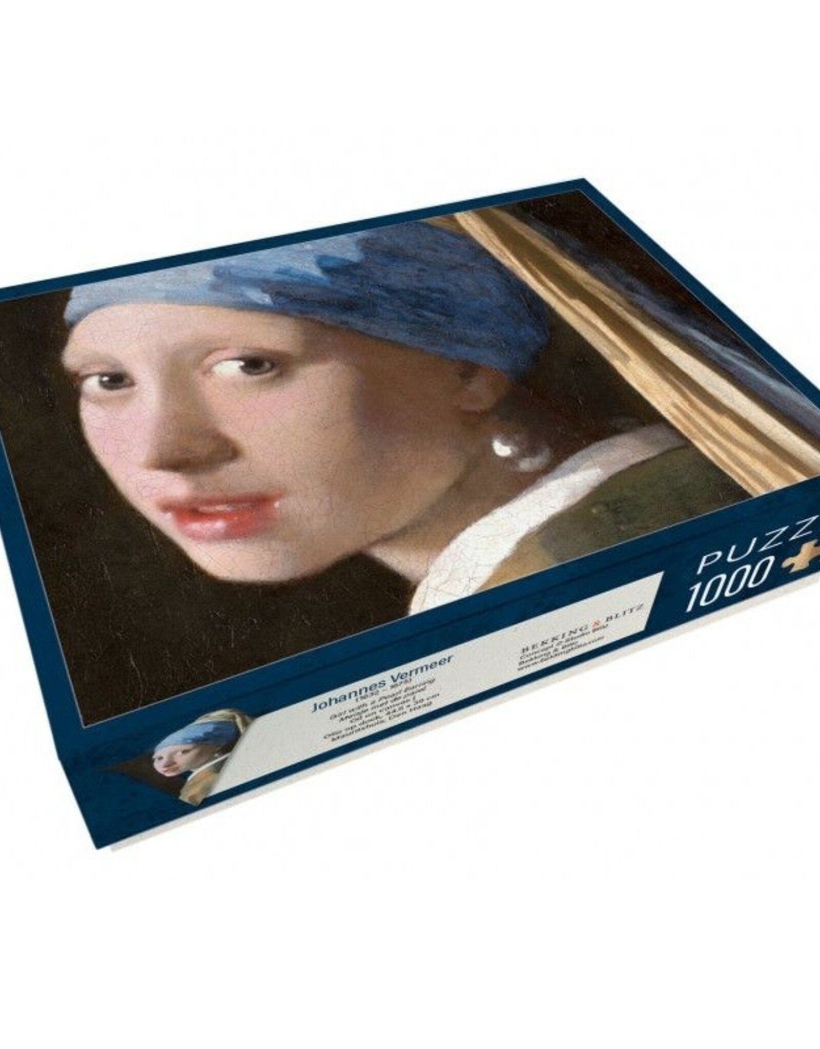 Puzzel (1.000 stukjes): Meisje met de parel - Girl with the Pearl Earring, Vermeer, Mauritshuis