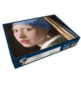 Puzzel (1.000 stukjes): Meisje met de parel - Girl with the Pearl Earring, Vermeer, Mauritshuis