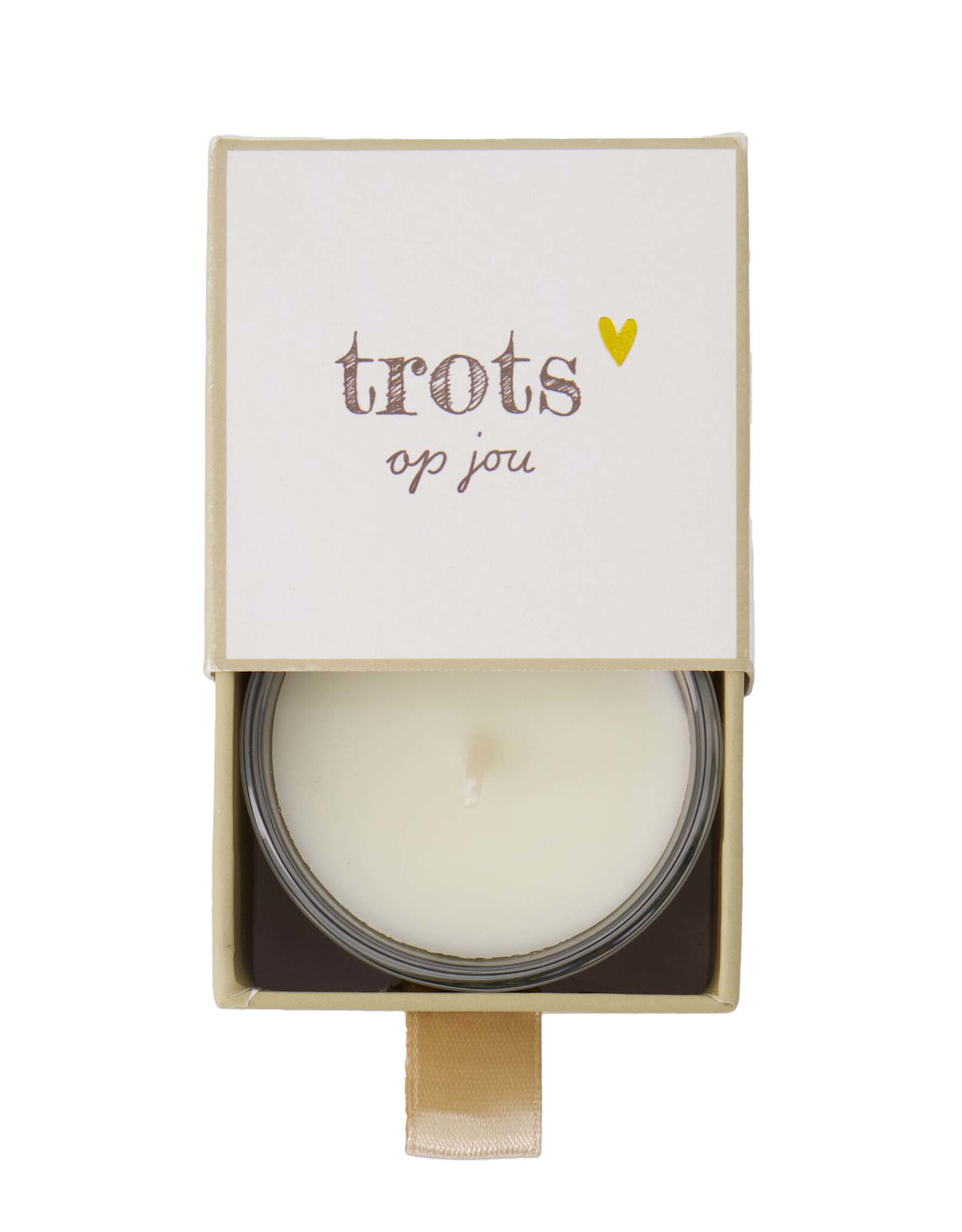 Zusss Geurkaars glas in schuifdoosje Trots op jou - Zusss